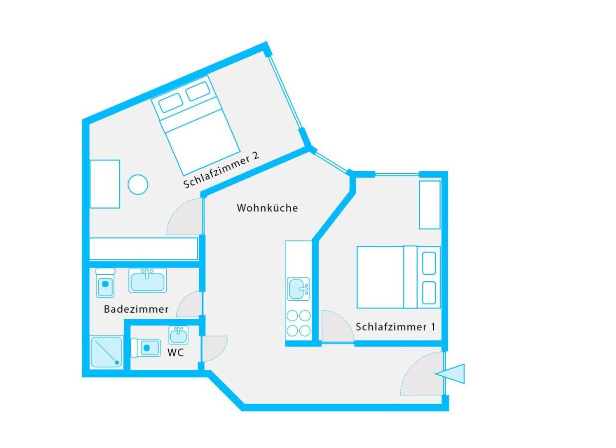 The Mierendorf Hinterhaus, 2 Bed Rooms Up To 4 People 베를린 외부 사진